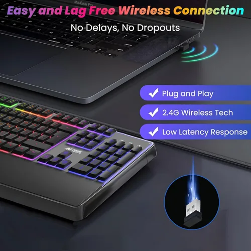 Ant Esports KM500 Pro Wireless Keyboard and Mouse Combo